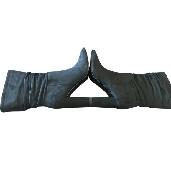 Nine West Denner 2 Microsuede Covered Heel Mid-Calf Boots NWT Size 9 - Picture 5 of 10